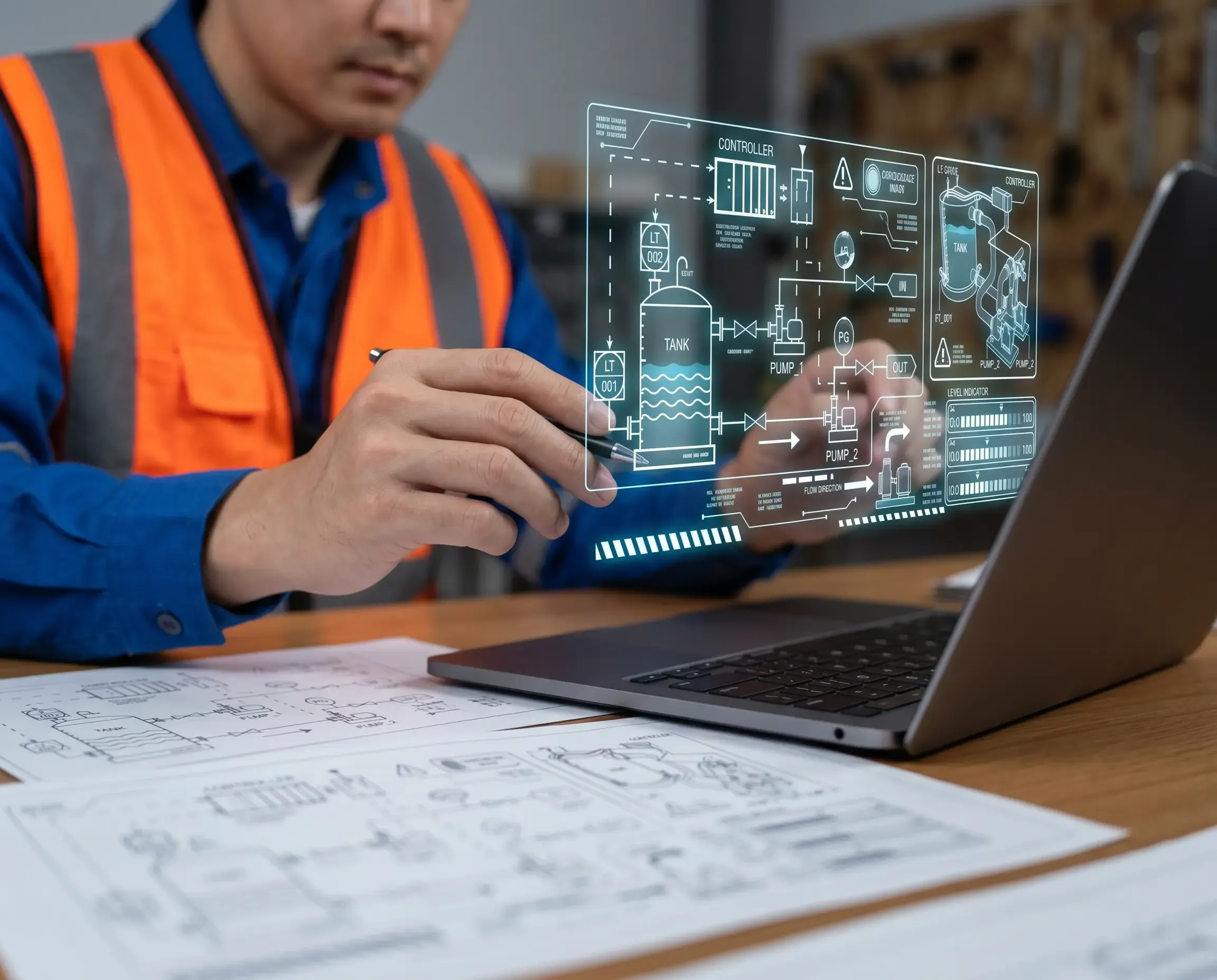 SCADA kontrol merkezi
